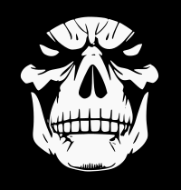 Grim reaper face