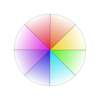color wheel challenge bright pattern