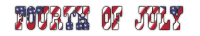 Fourth of July - Text