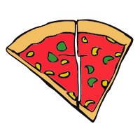 Two Pizza Slices