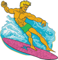 Gnarly Surfer Dude 1