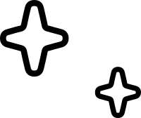 Clean sparkle stars