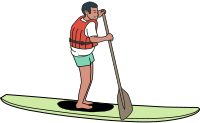 Stand Up Paddleboard - Colour Remix