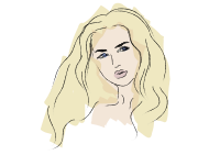 Portrait of Woman - Colour Remix