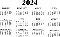 2024 Calendar