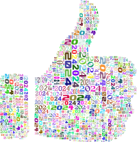 2024 Thumbs Up Colorful