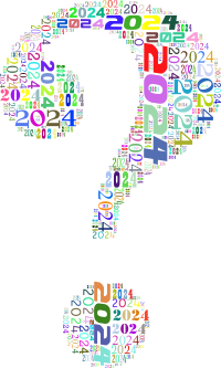 2024 Question Mark Colorful