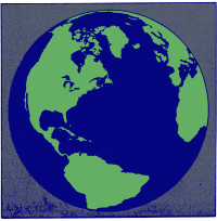 Retro Globe - Colour Remix