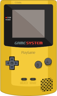 Video Game System Portative - Yellow