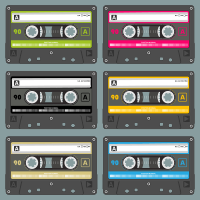 Retro Cassettes Pack
