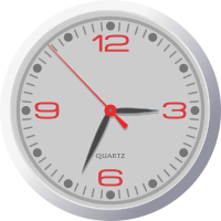 Analog Clock - White Design