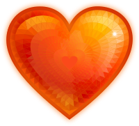 Bright Heart - Low Poly