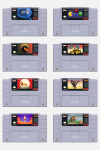 Retro Video Game Cartridges - Collection