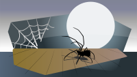 Spider in the Night - Halloween