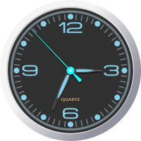 Analog Clock - Black Design II