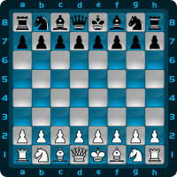 Chess Game 2d - Blue Squares