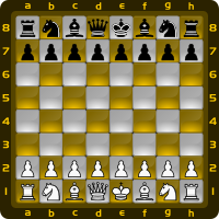 Chess Game 2d - Yellow Squares