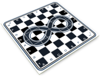 Chess Board Infinity Symbol