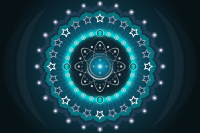 Mandala - Deep Blue