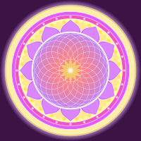 Golden View - Mandala