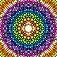 Dot Mandala - Rainbow