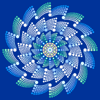 Dot Mandala - Swirl Style