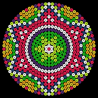 Dot Mandala - Hama Beads Style