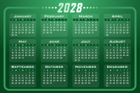 Calendar 2028