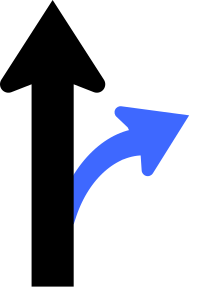 minor right turn ahead sign in now 