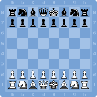 Chess 2d - Blue squares