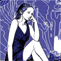 Thinking Lady