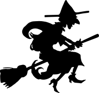 Witch Restored Silhouette