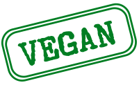 vegan ink stamp in green 
