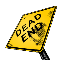 Dead End Sign - Colour Remix