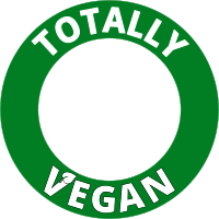 Totally vegan round frame in green 