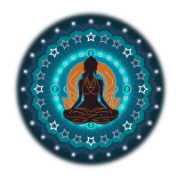 Mandala Meditating Woman