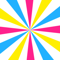 Pansexual pride star burst transparent overly 