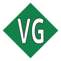 VG vegan vegetarian diamond symbol