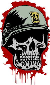 Helmet Skull - Colour Remix