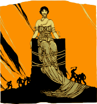 Tied Up Lady