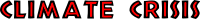 Climate crisis Jurassic Park style thick wordart
