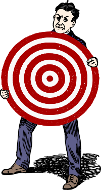 Man Holding Target - Colour Remix