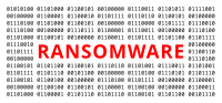 Ransomware white background