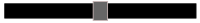 Thin black belt with silver buckle 