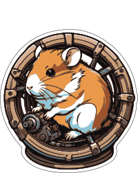 hamster sticker
