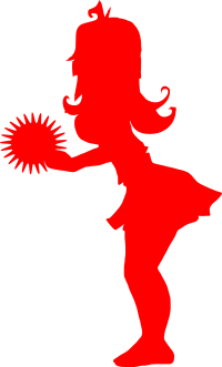 Cheerleader Silhouette - Pompom Remix