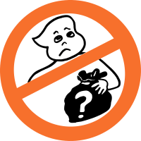 Trick-or-Treat Ghost Sticker