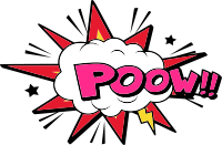 pow comic pop art