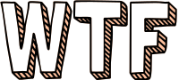 WTF 3D white orange 