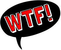 wtf black speech bubble doodle 